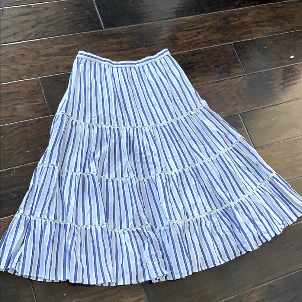 J Crew multi tiered skirt